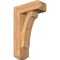Ekena Millwork Legacy Craftsman Smooth Bracket w/ Offset Brace, Western Red Cedar, 5 1/2"W x 14"D x 22"H BKT0604X14X22LEC04SWR - alternate 1